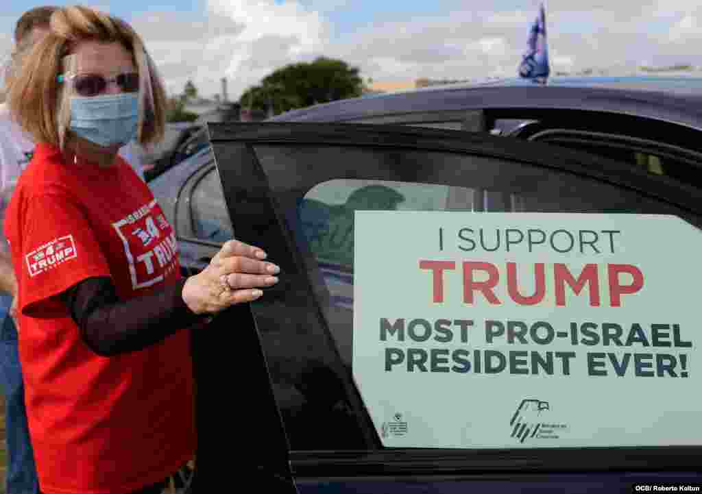 Apoyo de la Comunidad Judía al Presidente Donald Trump en North Miami.